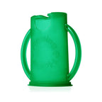 Flipping Holder Squeeze Proof Food Pouch Holder for Toddlers, Babies, Kids, Mess Free No Squeeze Juice Box Drink and Applesauce Snack Holder with Easy Grip Handles and Lid