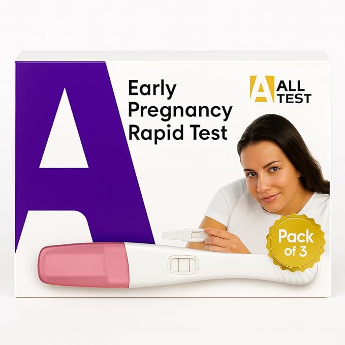 Early Detection Pregnancy Midstream – Over 99% Accurate hCG Rapid Test – Pack of 3 Pruebas de Embarazo de Detección Temprana – Más del 99% de Precisión