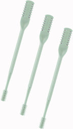 Womens Nose Hair Trimmer, 2 in 1 Dual-Ended Nasal Hair Cutter, Safe Round Tip Nose Trimmer Women, Washable Stainless Steel Blades, Painless Hair Removal Tool, 3 Pcs