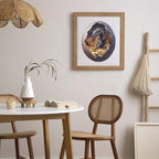 Jigfoxy Wooden Puzzle for Adults, Hatchling Dragon Wooden Jigsaw Puzzles for Adults, Unique Animal Shape Wood Cut Puzzles for Family Friend Puzzle Lovers(L-13.5 * 11.2in-257pcs)