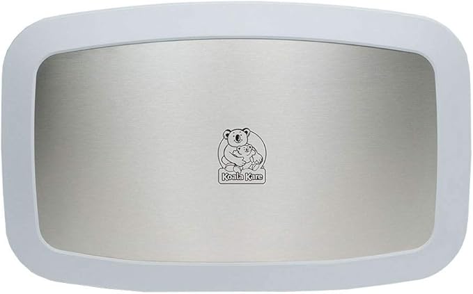 Koala Kare KB200-05SS Horizontal Wall-Mounted Changing Station - Polypropylene, Stainless/White Granite