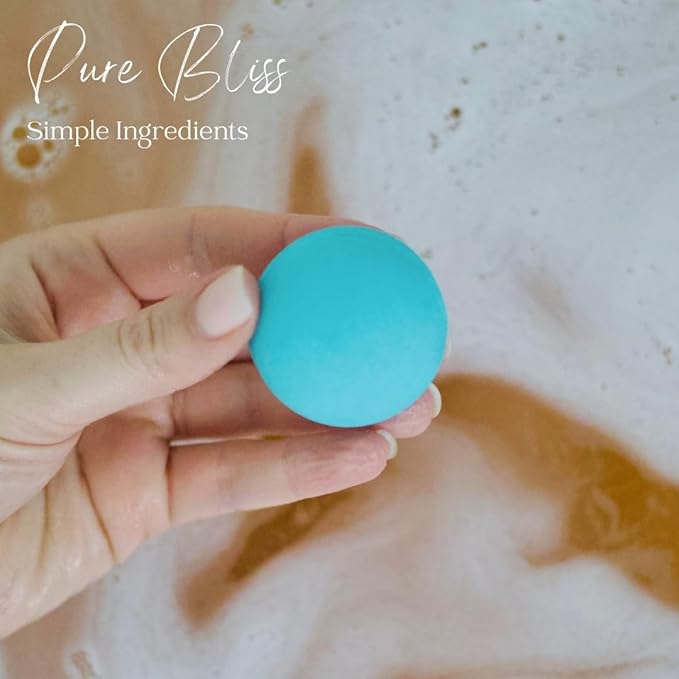 EvolutionUSA Refresh Bath Bombs for Women, 24 Lush Bath Bombs Mini Sized, Luxurious Womens Gift for Mother's Day, Easter, Birthday or Self Care, Luxurious & Relaxing Bathbombs, Womens Bath Balls