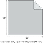 Ultra-Soft Baby Blanket - Lightweight & Breathable, Neutral Newborn Designs, Cloud Baby Crib, Infant, Toddler - 47"x47" Large