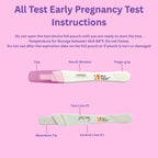 Early Detection Pregnancy Midstream – Over 99% Accurate hCG Rapid Test – Pack of 3 Pruebas de Embarazo de Detección Temprana – Más del 99% de Precisión