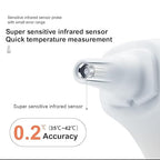 Berrcom Forehead and Ear Thermometer for Adults and Babies, Digital No-Touch Medical Thermometers with LED Display, 1s Instant Reading, Contactless Temperature Thermometer, Auto Shut-Off