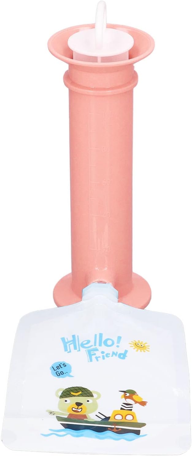 7-Piece Baby Food Maker Set with Reusable Pouches, Fruit Puree Filler, Storage Container & 6.5-Inch Filler for Toddlers - Complete Homemade Baby Food Preparation Kit for Infants and Toddlers