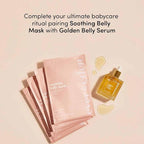 Evereden Soothing Belly Mask - 4 Belly Masks for Pregnant Women - One Size - Hydrating, Nourishing, & Soothing Pregnancy Skin Care Belly Masks - Clean & Vegan Pregnancy & Maternity Products