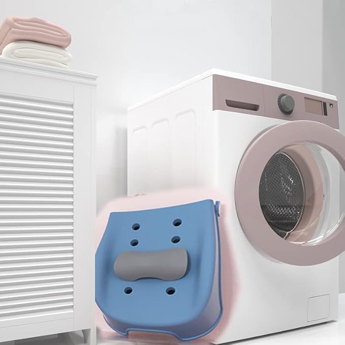 Adjustable Children Shampoo Chair for 3-10 Year Old Bathing Seat Tub Collapsible with Prevent Wet Clothes Design