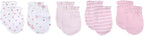 5 Pairs Baby Not Scratch Mittens 0-6 Months New Born Boy Girl Gloves Cute Infant Accessories