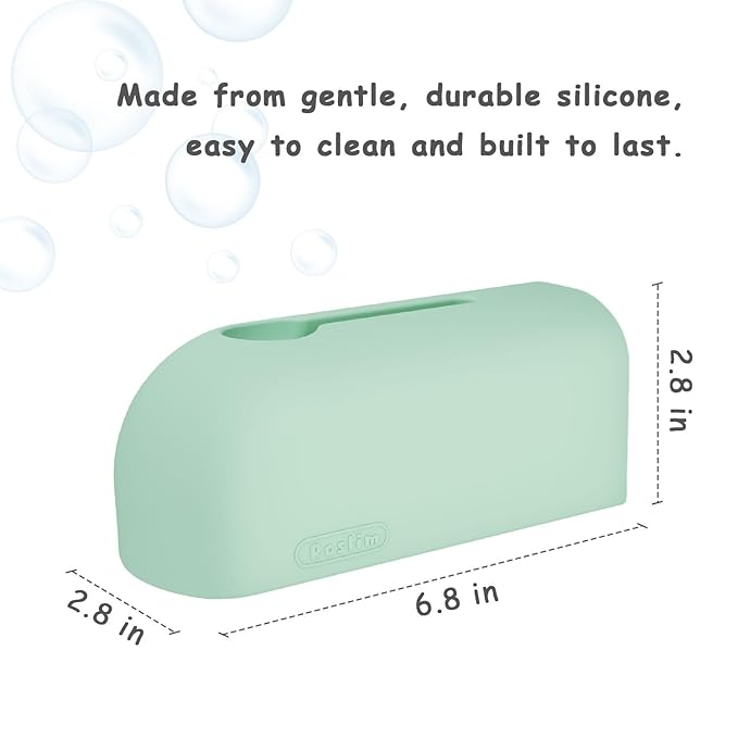 Silicone Bathtub Spout Cover, Faucet Protector for Kids, Bath Spout Guard for Baby Safety, Soft Silicone Tub Faucet Cover, Water Spout Cover for Child Safety, Universal Fit (Aqua)