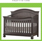 Full-Size Conversion Kit Bed Rails for Sorelle Convertible Cribs - Solid Wood Rail - Toddler and Adult Bed Rail for Full-Size Beds - Essential Nursery & Baby Furniture (Model #215, Vintage Grey)
