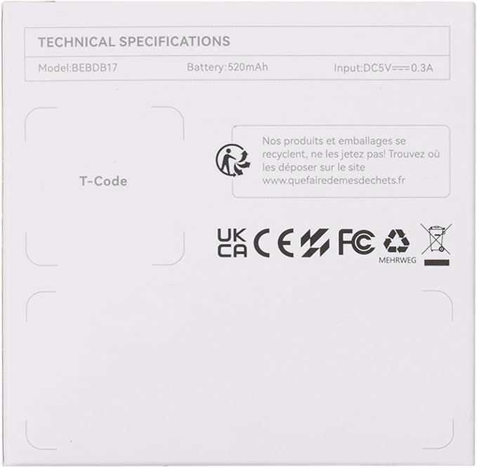 Babelio White Noise Sound Machine, Night Light, Mini and Portable, 15 Non-looping Sounds, Timer, Memory Function, for Adults Baby, Travel