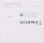 Babelio White Noise Sound Machine, Night Light, Mini and Portable, 15 Non-looping Sounds, Timer, Memory Function, for Adults Baby, Travel, White