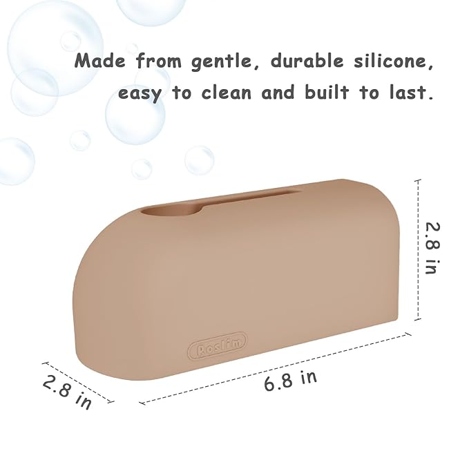 Bathtub Faucet Cover, Soft Silicone Bath Faucet Cover, Bath Spout Cover for Tub, Faucet Cover for Bathtub Safety, Bathroom Bath Tub Water Spout Cover, Universal Fit (Nude)