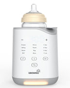 GROWNSY Bottle Warmer, 2025 Fast Baby Bottle Warmer for Breastmilk & Formula, Smart Temperature Control, with Timer, Thaw, Food Heater, Night Light, Calentador De Biberones for All Bottles
