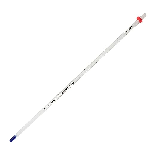 H-B DURAC Plus Immersion Organic Liquid-In-Glass Cooking Thermometer for Liquids - Precise Liquid Thermometer for Hot Liquid - Laboratory Quality for Accurate Measurements