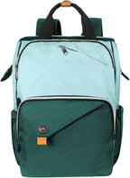 Hap Tim Baby Diaper Bag for Boys Girls, Large Backpack Diaper Bags with Double Compartments, Baby Registry Search Shower Gifts Stuff Newborn Must Haves, Green（7340-GR）