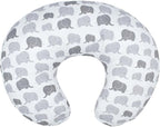 Nursing Pillow and Positioner, Breastfeeding, Bottle Feeding, Baby Sitting Support with Removable Ultra Soft Minky Cover, Tummy Time Support for Baby Boys and Girls