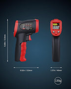 Wintact Infrared Temperature Thermometer Gun, Digital Non-Contact Laser Temp Gun Measuring Surface & Ambient Temperature for Kitchen Cooking Food Pizza Oven Grill Meat -58℉ to 752℉