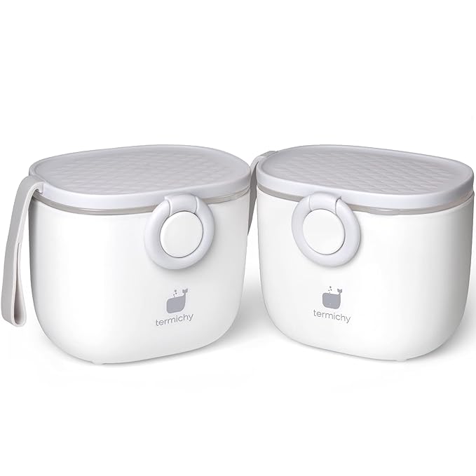 Termichy Baby Formula Dispenser, Portable Formula Dispenser Container with Scoop and Carry Handle for Travel Outdoor Activities for Baby Infant, 500ml