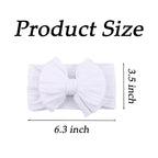 Christmas Baby Bows Headbands Nylon Hairbands Baby Girl Bows Hair Accessories for Infant Toddler Essentials (Red Green White, mid)