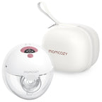 Momcozy M5 Hands-Free Wearable Breast Pump, Double-Sealed Flange for Baby-Like Comfort, 3 Modes & 9 Suction Levels, Portable Electric Pump – 24mm, 1 Pack Cozy Red