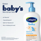 Cetaphil Baby Wash & Shampoo ,Tear Free, Paraben, Colorant and Mineral Oil Free, 13.5 Fl. Oz (Packaging May Vary)