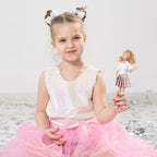 Bencailor 8 Pieces Summer Doll Clothes for 11.8 Inch Doll Accessories Shirt Skirts Dress Outfit Clothing for Birthday Gift(Novel)