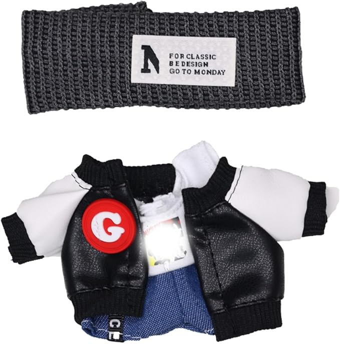 Clothes for 15/17cm Dolls(NO Doll) - Outfit for Labubu with Accessories Suit - Clothes Set for Dolls Dress Up