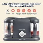 BEABA Babycook Duo 4 in 1 Baby Food Maker, Baby Food Processor, Baby Food Blender Baby Food Steamer, Make Fresh Healthy Baby Food at Home, 9.1 Cup Capacity, Makes 54 Servings in 20 Mins, Oat