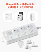 VEVOR Outlet Covers, 70 Pack, Plug Covers for Electrical Outlets, Secure Electric Socket Protector Caps with Shock Prevention, Easy Installation, Insulated ABS, for Home Wall Power Sockets, White
