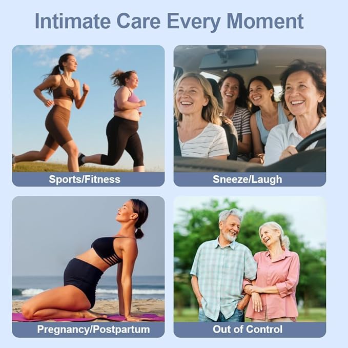 Battewa Quick Dry Incontinence Underwear for Women High Waisted Leak Proof Panties Washable Postpartum Bladder Control Cotton Briefs (Multicolor, Middle, 5 pack)