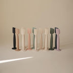 mushie Diaper Cream Applicator Soft Silicone with Suction Base (Shifting Sand)