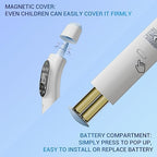 Thermometer for Adult and Kid, Ear and Forehead Thermometer - Fever Alarm, 1 S Reading, Mute Function, ℉/℃ Swichable, 40 Readings Memory, Magnetic Cover, LED Probe Light, HD LED Screen