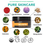 Mambino Organics Oh Baby! Belly Butter – Organic Stretch Mark Cream for Pregnancy with Dutch Shea & Cocoa Butter – Vitamins, Omegas for Elasticity – Cruelty-Free Maternity Care, 2-Pack 4 fl oz