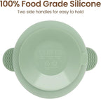 3 Pack Baby Bowls, Suction Bowls for Baby and Toddlers, BPA Free Food Grade Silicone Bowl Feeding Supplies, Dishwasher and Microwave Safe, Multicolor