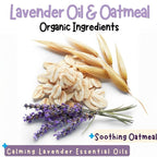 Hypoallergenic Baby Soap Bar for Sensitive Skin | Gentle Wash for Babies, Toddlers, Kids & adults | Relaxing Lavender Oil & Oatmeal | 5 Bars