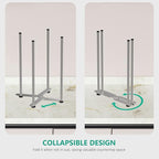 Plastic Bag & Bottle Drying Rack, Multifunctional Wine Decanter Holder, Collapsible Countertop Stand