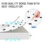 Yay Mats Stylish Extra Large Baby Play Mat. Soft, Thick, Non-Toxic Foam Covers 6 ft x 4 ft. Expandable Tiles with Edges Infants and Kids Playmat Tummy Time Mat (Brooklyn Cross White)