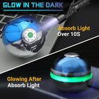 Metal Fidget Spinner Toy Glow in The Dark, Luminous Heavy Duty Cartoon Spinner Birthday Gift for Kid Adult, Hand Spinner Finger Gyro Desk Toy Decor for Home Office Classroom