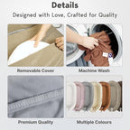 Infant Lounger, Baby Nest Cover for Baby Girls & Boys, Newborn Essentials for Baby 0-18 Months, 100% Cotton Breathable(Misty Rose)