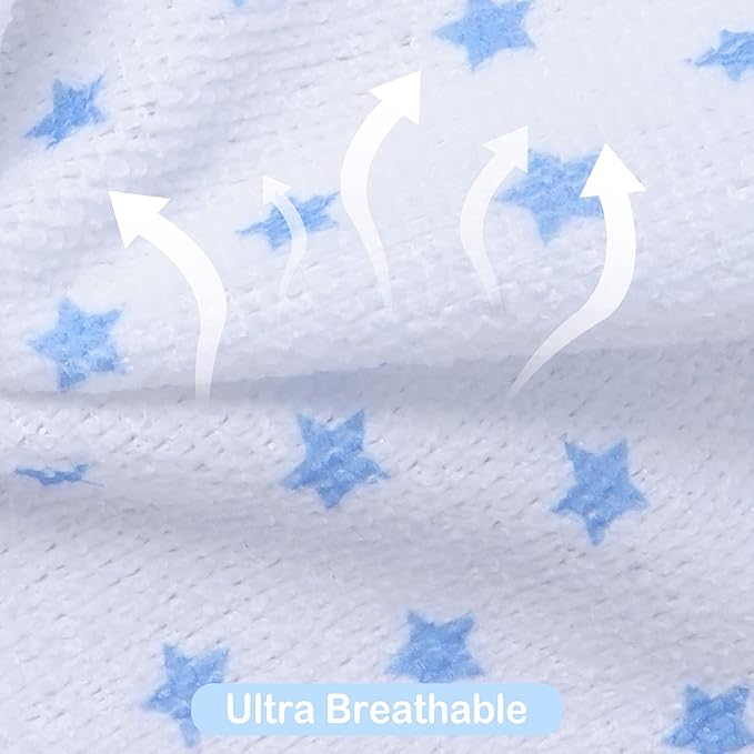 Viviland Baby Towels and Washcloths, Soft Absorbent Baby Boy Bath Towel Set, Whale Hooded Towels with 5 Infant Washcloths，(6 Pieces)