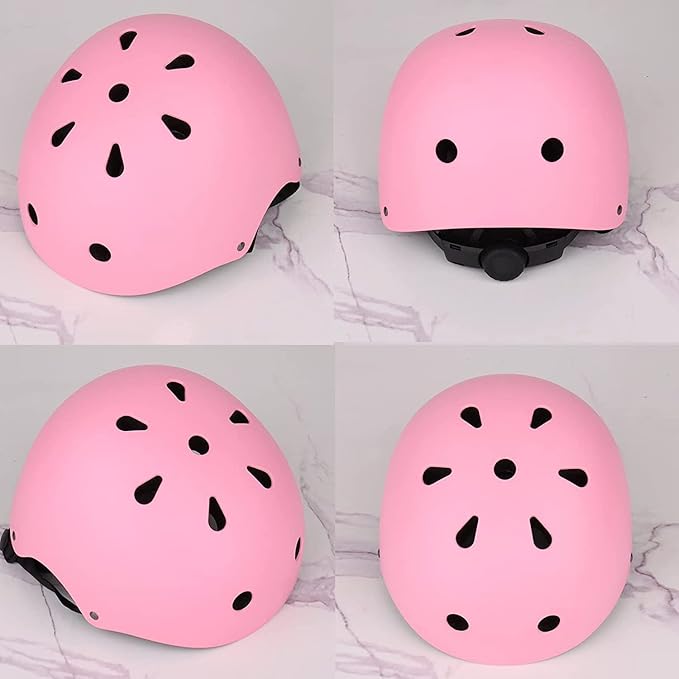 Adjustable Kids Helmet with Knee Pad, Elbow Pads & Wrist Guards - Toddler Bike Helmets for Ages 3-5, 5-8, 8-14 Years - Perfect for Skating, Biking, Cycling, and Skateboard - for Boys and Girls