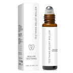 Mamas Teether: Teething Roller, Teething Roller All Natural for Babies, Teething Relief Roller, Contains Chamomile and Rose Essential Oils, Essential Oil Massage Roller - Natural Gentle (1pcs)