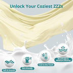 Sasttie Pregnancy Pillows for Sleeping, U Shaped Cooling Full Body Pregnancy Must Haves, 57 Inch Maternity Pillow for Pregnant Women, Pillow with Removable Cover for Side Sleeper, Light Yellow