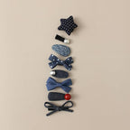 Baby Girls Hair Clips Bows Set 20 Pack 2'' Handmade Toddler Hair Accessories, Infant Fully Covered Barrettes for Kids Fine Hair