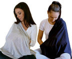 LK Baby 2pk Infinity Nursing Scarf Breastfeeding Cover Ultra Soft (Grey/Navy)