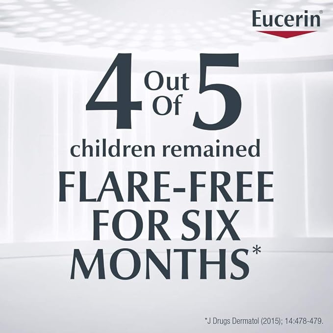 Eucerin Baby Eczema Relief Body Cream, Fragrance Free Baby Eczema Cream with Colloidal Oatmeal, Ceramide-3 and Licorice Root Extract, 8 Oz Tube