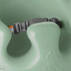 Bumbo Baby Infant Soft Foam Comfortable Support Wide Floor Seat with 3 Point Adjustable Harness for Ages 3 to 12 Months, Hemlock