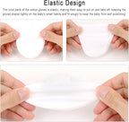 BQUBO Newborn Infant Toddler Mittens No Scratch Cotton Elastic Wrist Gloves Hypoallergenic for 0-6 Months Baby Boys Girls